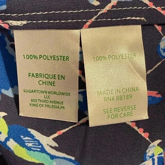 Lilly Pulitzer Lou Lou Floral Off the Shoulder Top & Raya Petal Skirt Women XL - Picture 10 of 12